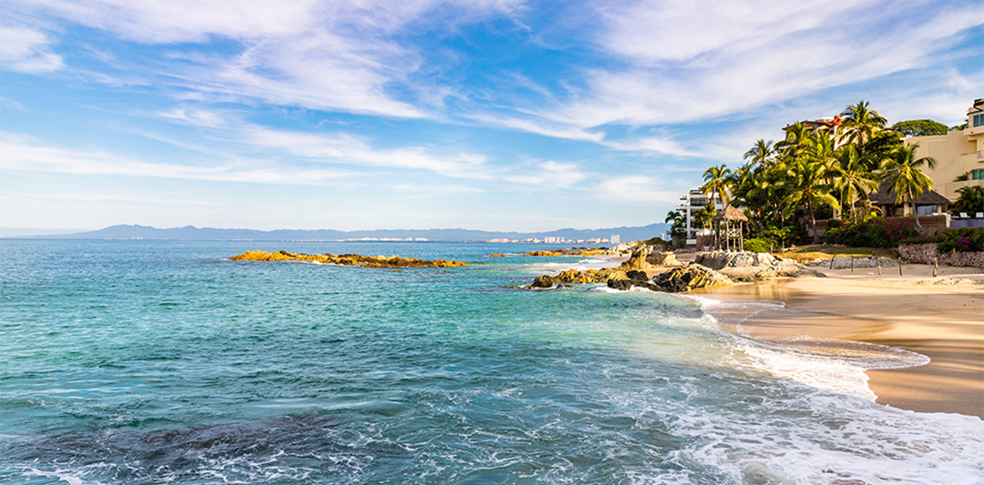 The beach in Puerto Vallarta 